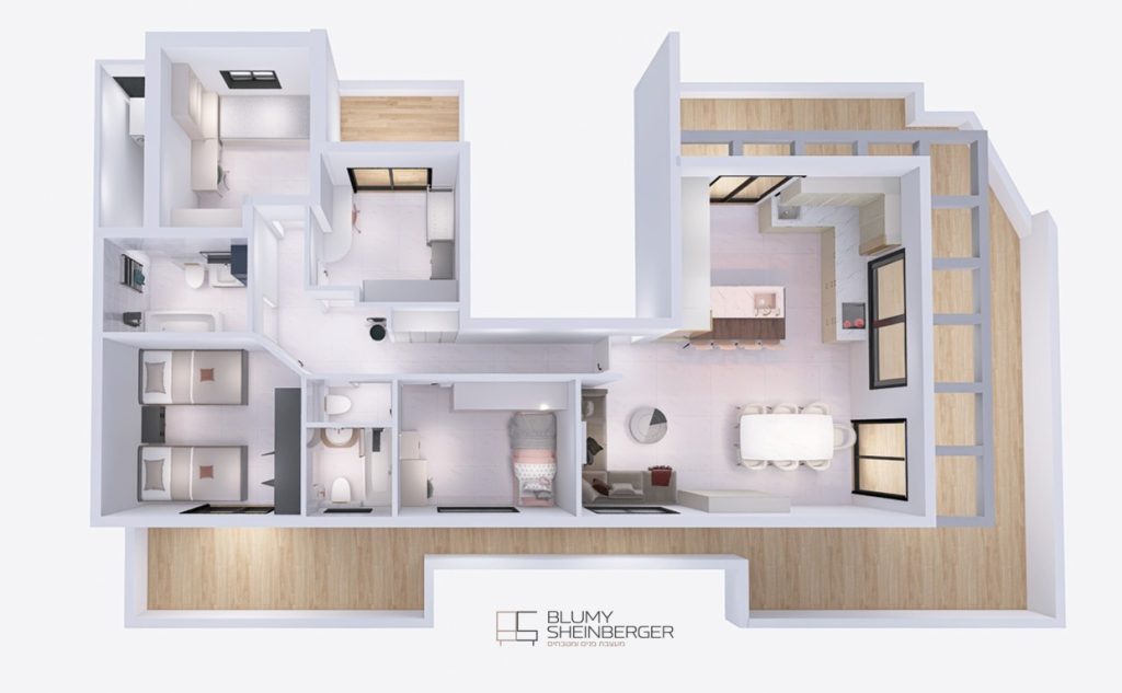 עיצוב פנים בלומי שיינברגר